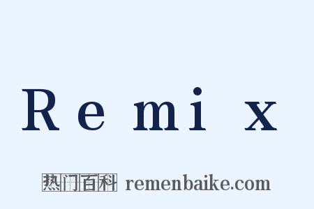 Remix是什么意思的图片